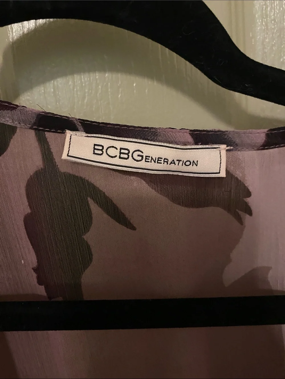 BCBGeneration Sheer Floral Tie-Waist Kimono Coverup - Picture 3 of 8